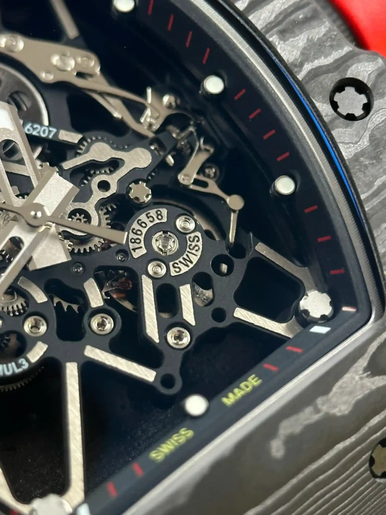 Super Clone Richard Mille RM 35-01 Richard Mille Rafa Cacbon NTPT Full Black 42mm