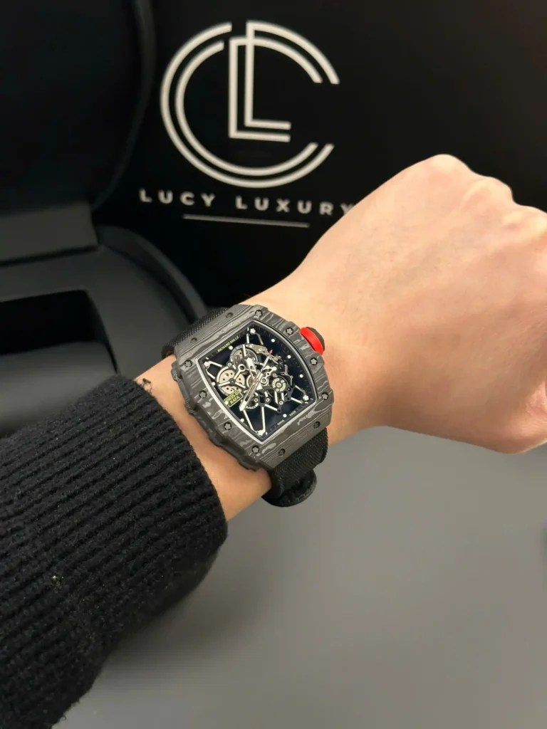 Super Clone Richard Mille RM 35-01 Richard Mille Rafa Cacbon NTPT Full Black 42mm