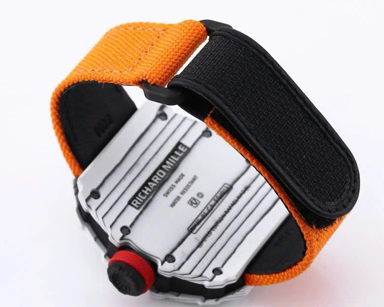 Super Clone Richard Mille RM 35-01 Richard Mille Rafa Cacbon NTPT Orange Strap 42mm