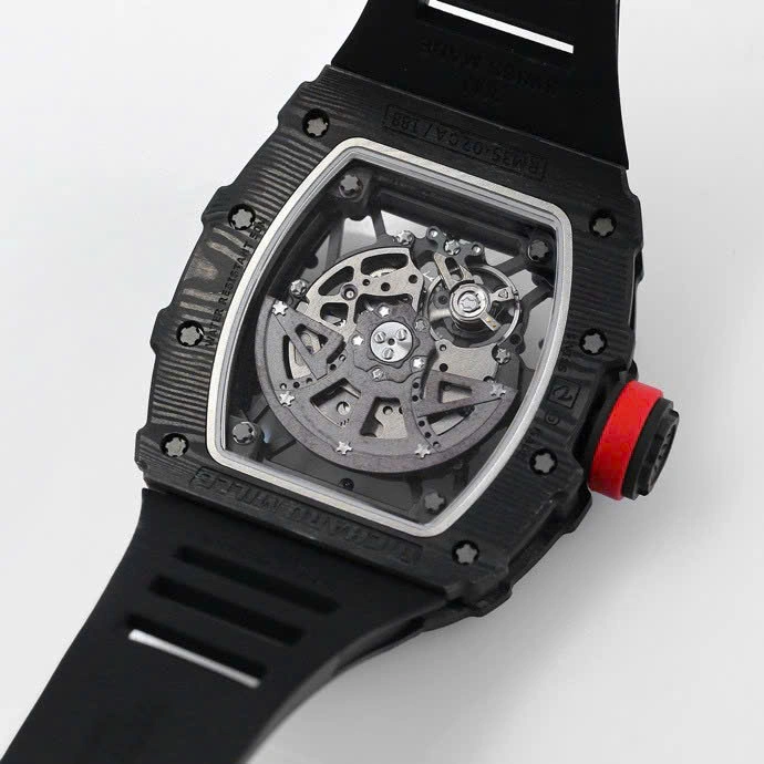 Super Clone Richard Mille RM 35-02 Richard Mille Rafael Nadal NTPT Carbon Full Black