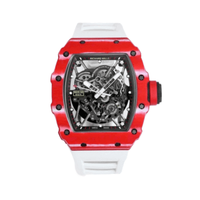 Super Clone Richard Mille RM 35-02 Richard Mille Rafael Nadal Red White Strap Carbon