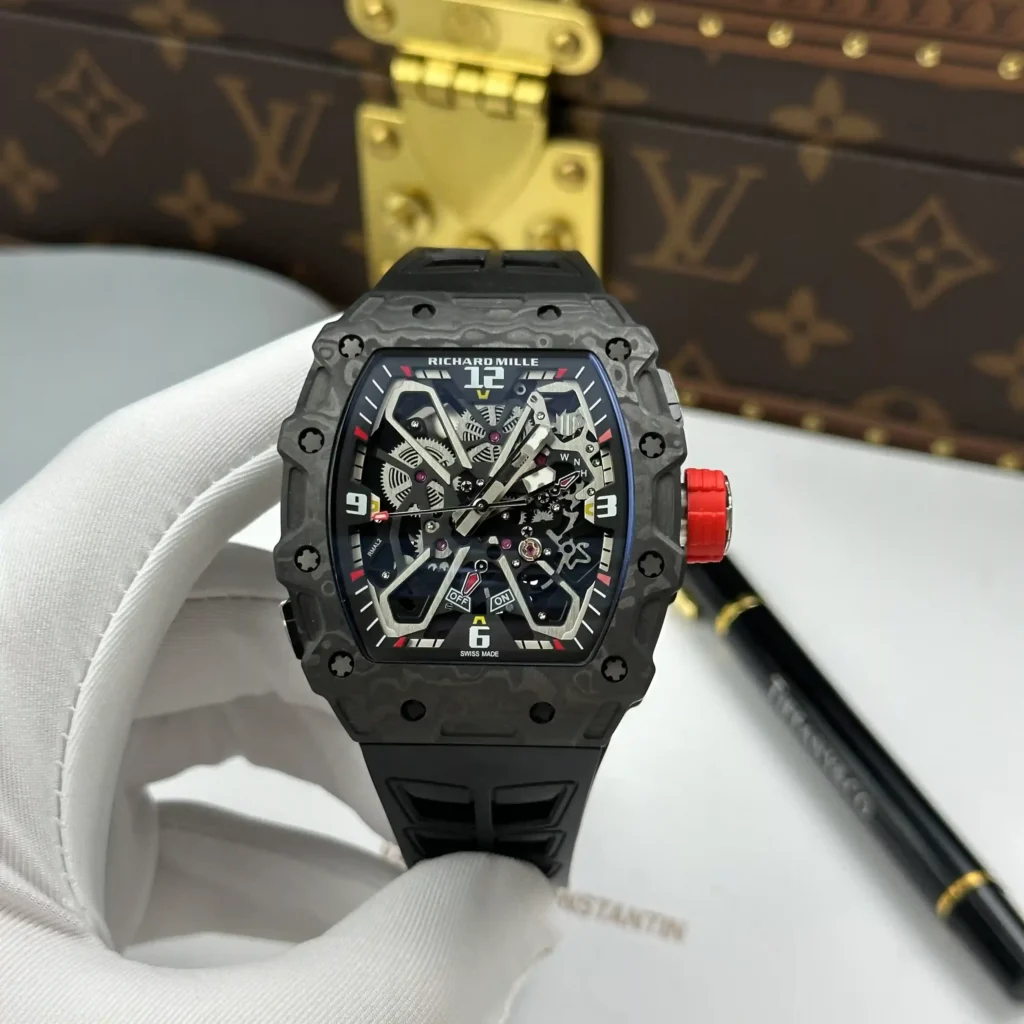 Super Clone Richard Mille RM 35-03 Richard Mille Rafael Nadal Carbon TPT 43mm –