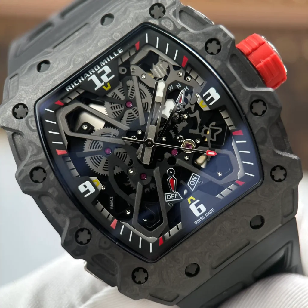 Super Clone Richard Mille RM 35-03 Richard Mille Rafael Nadal Carbon TPT 43mm –