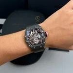 Super Clone Richard Mille RM 38-02 Richard Mille Bubba Watson Tourbillon 42mm Carbon