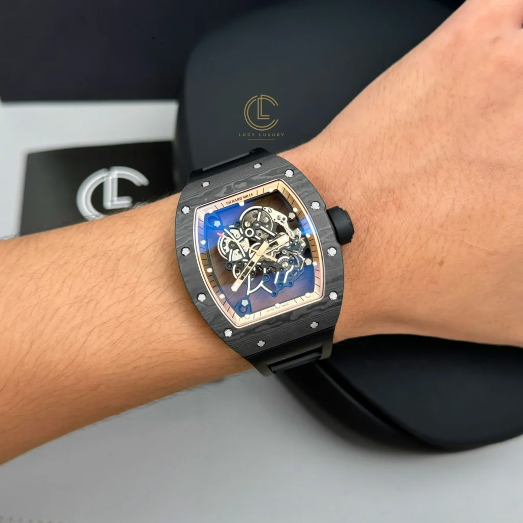 Super Clone Richard Mille RM 55 Richard Mille Asia Manual Winding Bubba Watson 42MM