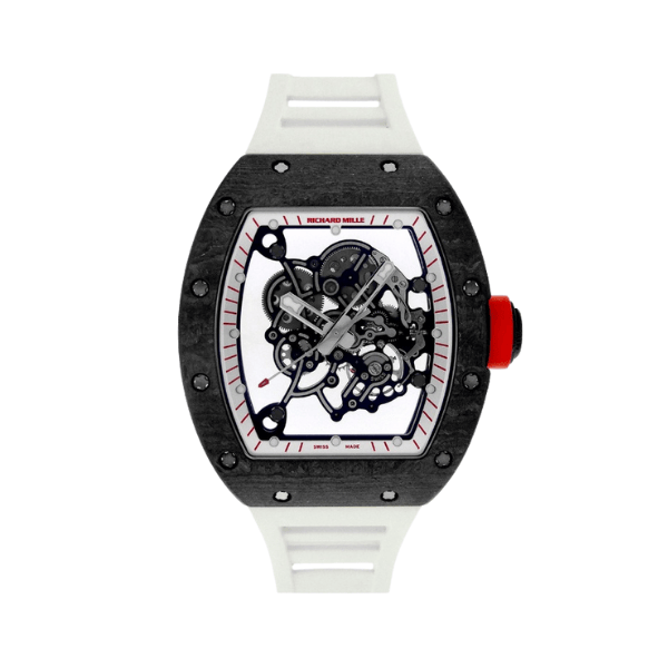 Super Clone Richard Mille RM 55 Richard Mille White 42mm Carbon Modify