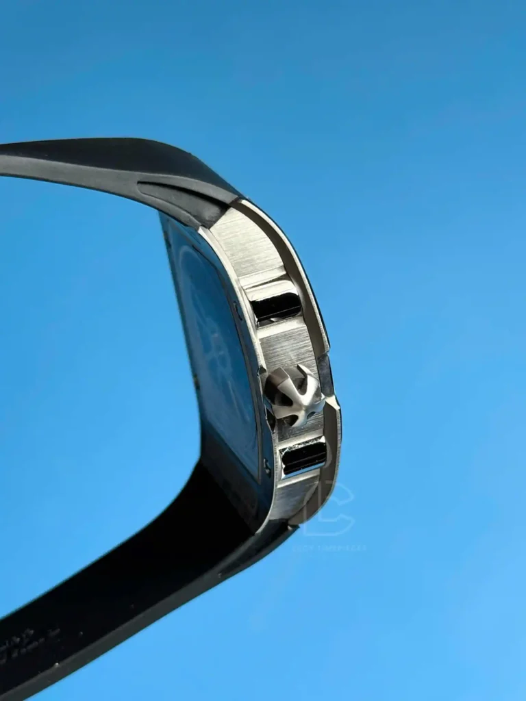 Super Clone Richard Mille Titanium — movement / caseback view