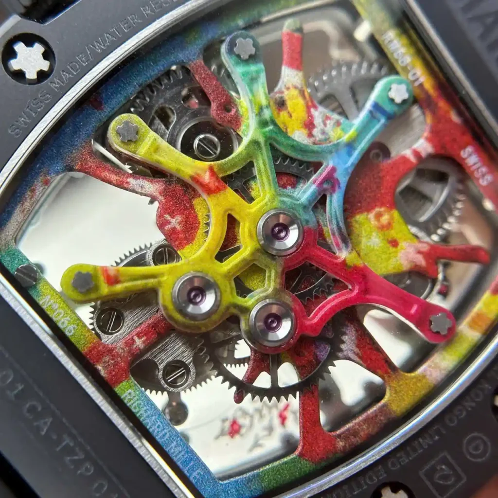 Super Clone Richard Mille RM 68-01 Richard Mille Tourbillon Cyril Kongo Ceramic Black –