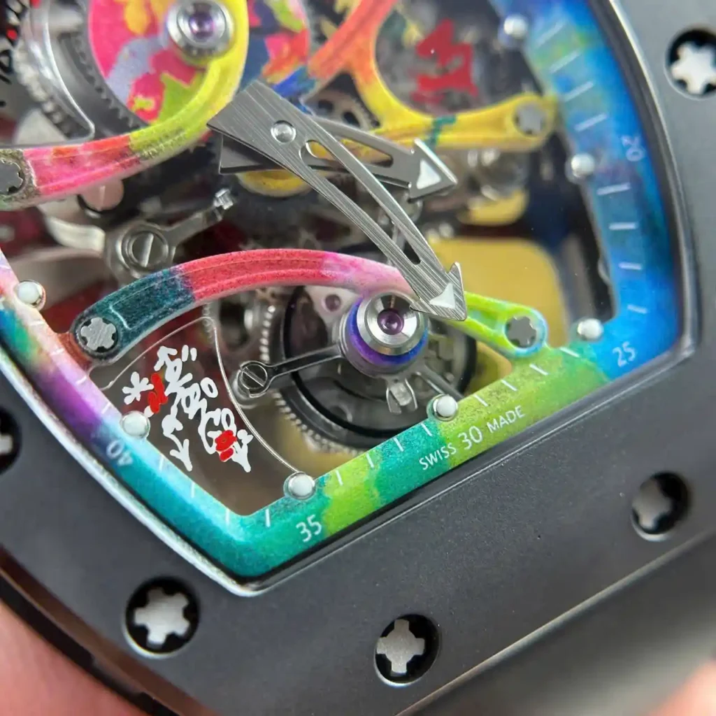 Super Clone Richard Mille RM 68-01 Richard Mille Tourbillon Cyril Kongo Ceramic Black –
