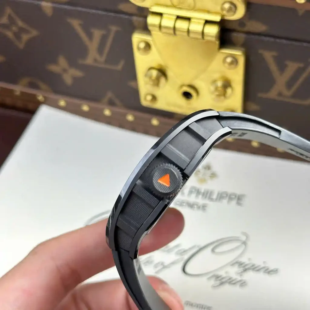 Super Clone Richard Mille RM 68-01 Richard Mille Tourbillon Cyril Kongo Ceramic Black –