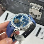 Super Clone Roger Dubuis Excalibur Double Tourbillon Cobalt RDDBEX1109 –
