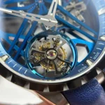 Super Clone Roger Dubuis Excalibur Double Tourbillon Cobalt RDDBEX1109 –
