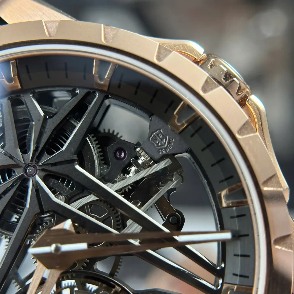 Super Clone Roger Dubuis Excalibur Eon Gold RDDBEX0836 42mm