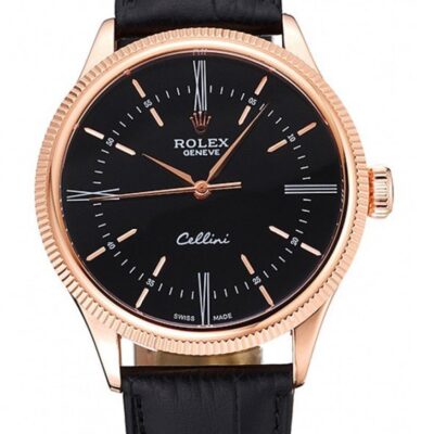 Super Clone Rolex Cellini Black Dial 622656