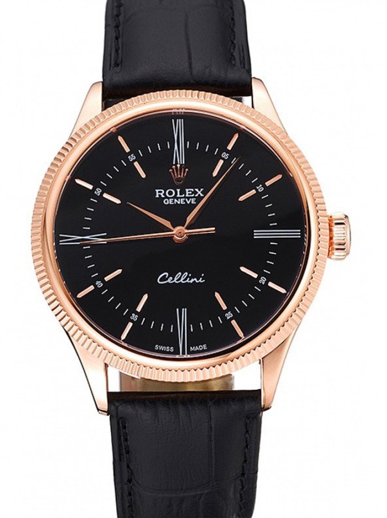 Super Clone Rolex Cellini Black Dial 622656 – Swiss SuperClone