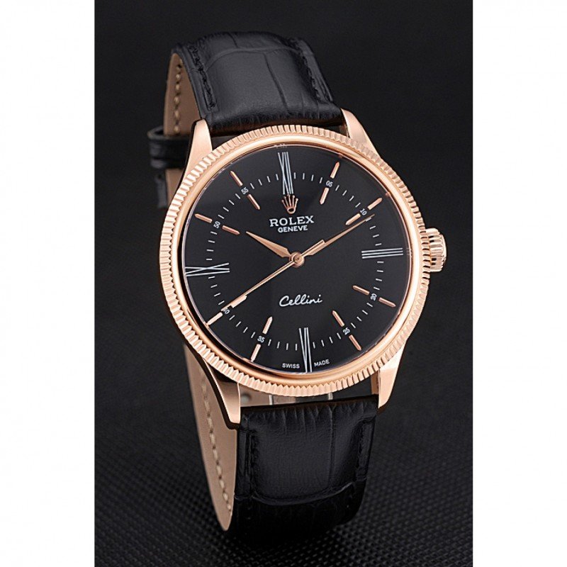 Super Clone Rolex Cellini Black Dial 622656 – Swiss SuperClone