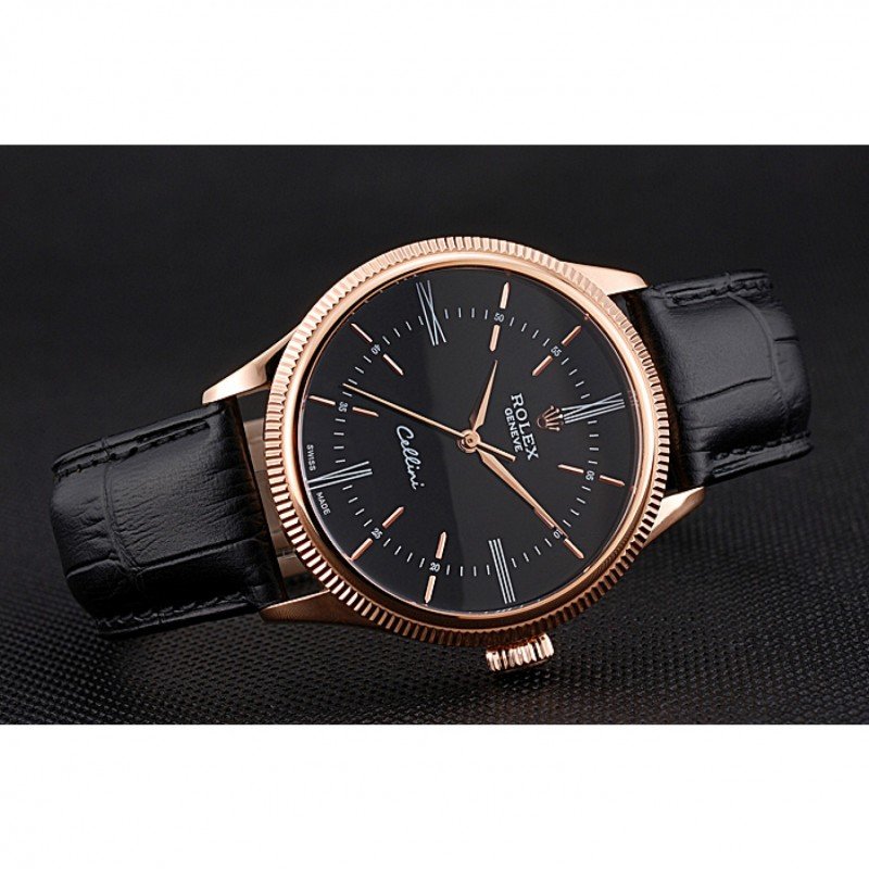 Super Clone Rolex Cellini Black Dial 622656 – Swiss SuperClone