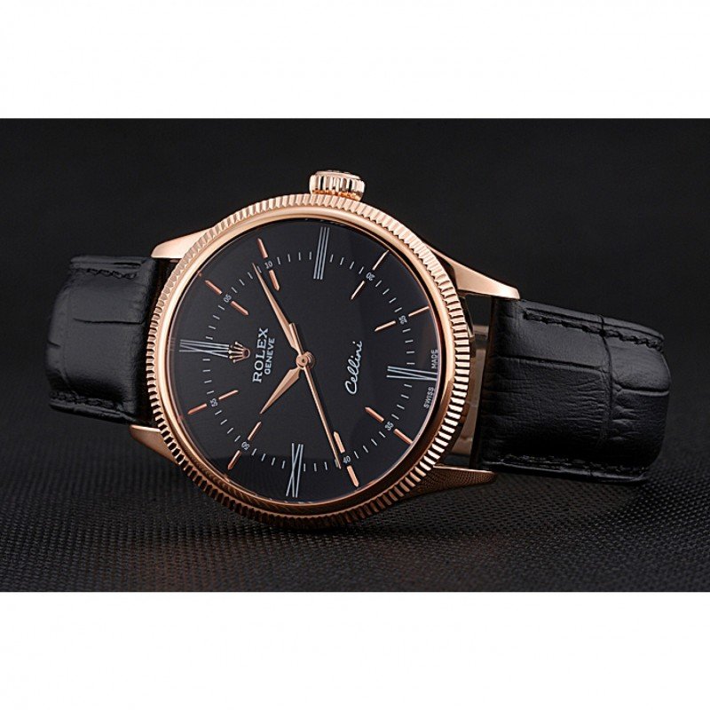 Super Clone Rolex Cellini Black Dial 622656 – Swiss SuperClone