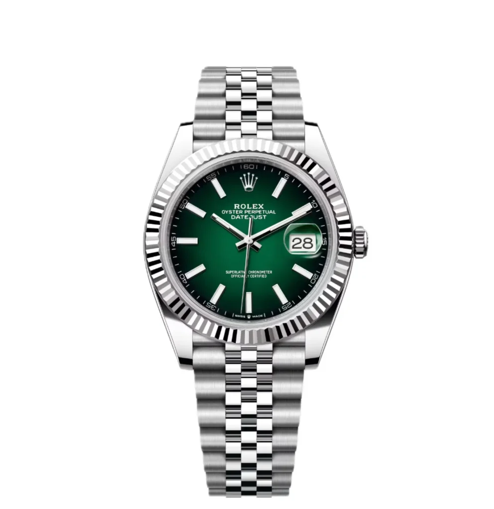 Super Clone Rolex Datejust 41 Green Ombré Dial (2026) Jubilee – Swiss SuperClone