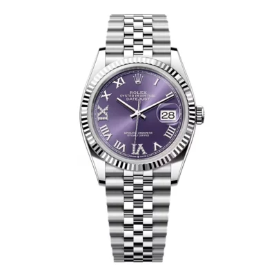 Super Clone Rolex Datejust Aubergine Dial 126234-0021 36 mm