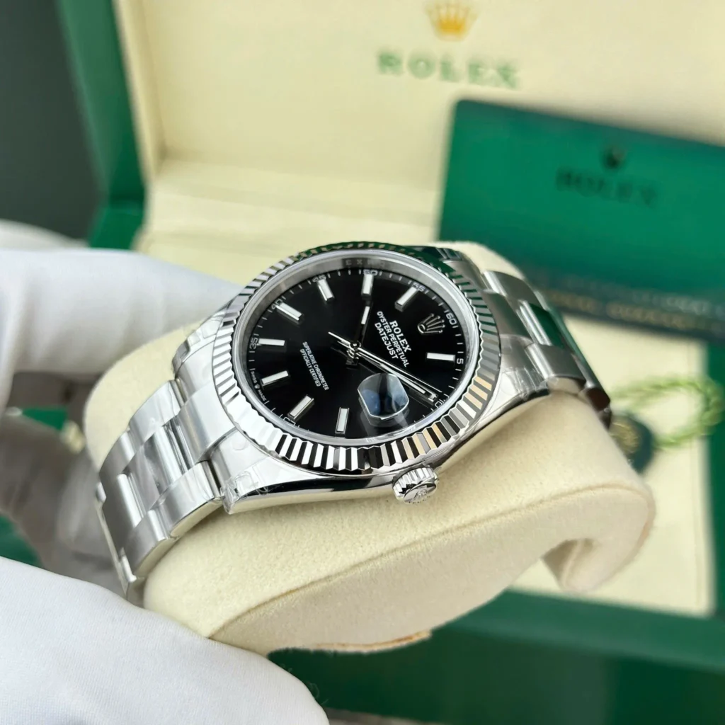 Super Clone Rolex Datejust Black Dial 126334-0017 41 mm – Swiss SuperClone