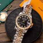 Super Clone Rolex Datejust Black Diamond Dial 126231-0019 36 mm