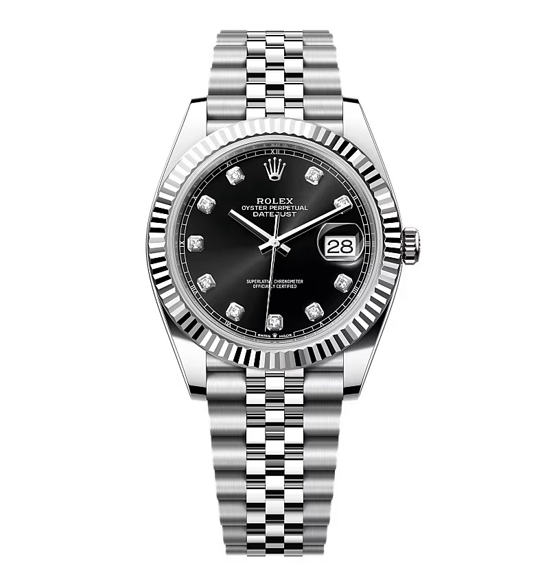 Super Clone Rolex Datejust Black Diamond Dial 126334-0012 41 mm – Swiss SuperClone