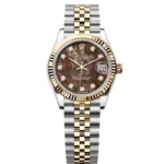 Super Clone Rolex Datejust Black Mother of Pearl Diamond Dial 278273-0024 31 mm – Swiss SuperClone