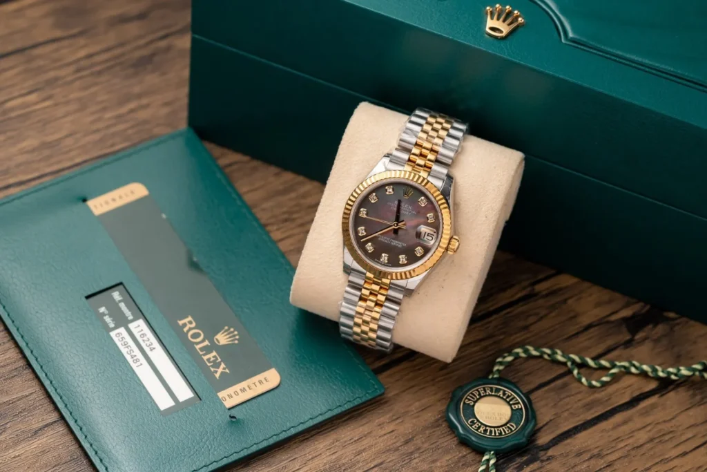 Super Clone Rolex Datejust Black Mother of Pearl Diamond Dial 278273-0024 31 mm – Swiss SuperClone