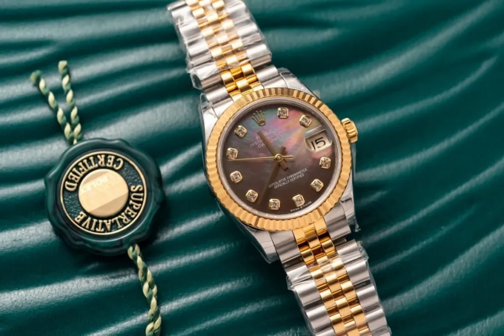 Super Clone Rolex Datejust Black Mother of Pearl Diamond Dial 278273-0024 31 mm – Swiss SuperClone