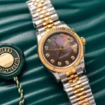 Super Clone Rolex Datejust Black Mother of Pearl Diamond Dial 278273-0024 31 mm – Swiss SuperClone