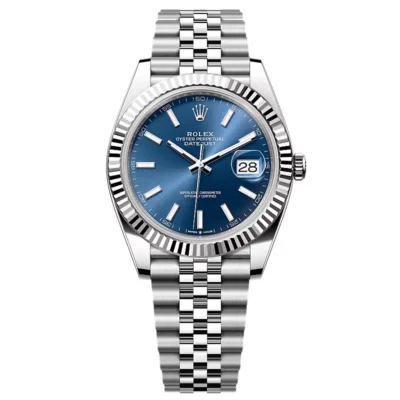 Super Clone Rolex Datejust Blue Dial 126334 Jubilee 41 mm