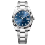 Super Clone Rolex Datejust Bright Blue Diamond Dial 126334-0015 41 mm – Swiss SuperClone