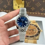 Super Clone Rolex Datejust Bright Blue Diamond Dial 126334-0016 41 mm – Swiss SuperClone