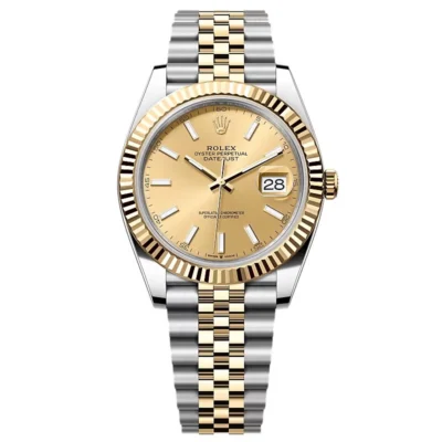 Super Clone Rolex Datejust Champagne Dial 126333-0010 41 mm