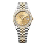 Super Clone Rolex Datejust Champagne Diamond Dial 126283RBR-0003 36 mm – Swiss SuperClone