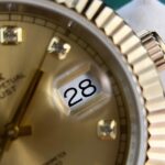 Super Clone Rolex Datejust Champagne Diamond Dial 126333-0012 41 mm