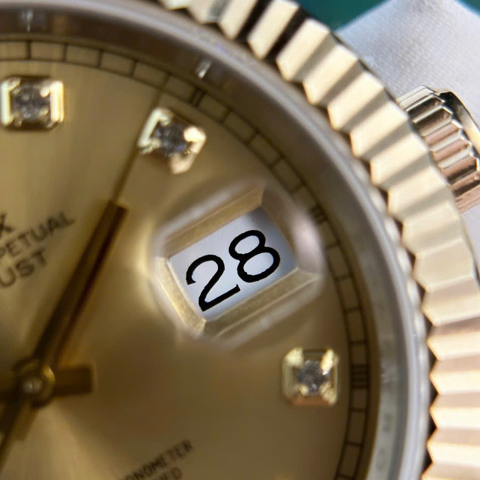 Super Clone Rolex Datejust Champagne Diamond Dial 126333-0012 41 mm