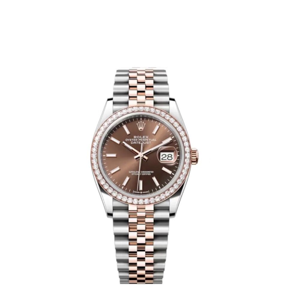 Super Clone Rolex Datejust Chocolate Dial 126281RBR Jubilee 36 mm