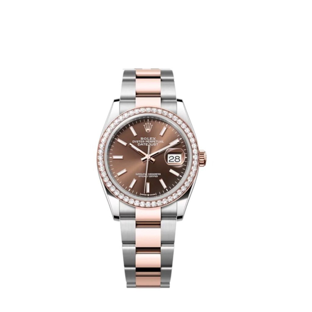 Super Clone Rolex Datejust Chocolate Dial 126281RBR Oyster 36 mm – Swiss SuperClone