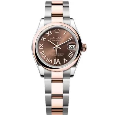 Super Clone Rolex Datejust Chocolate Roman Diamond Dial 278241-0003 31 mm