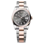 Super Clone Rolex Datejust Dark Rhodium Dial 126201-0014 36 mm – Swiss SuperClone