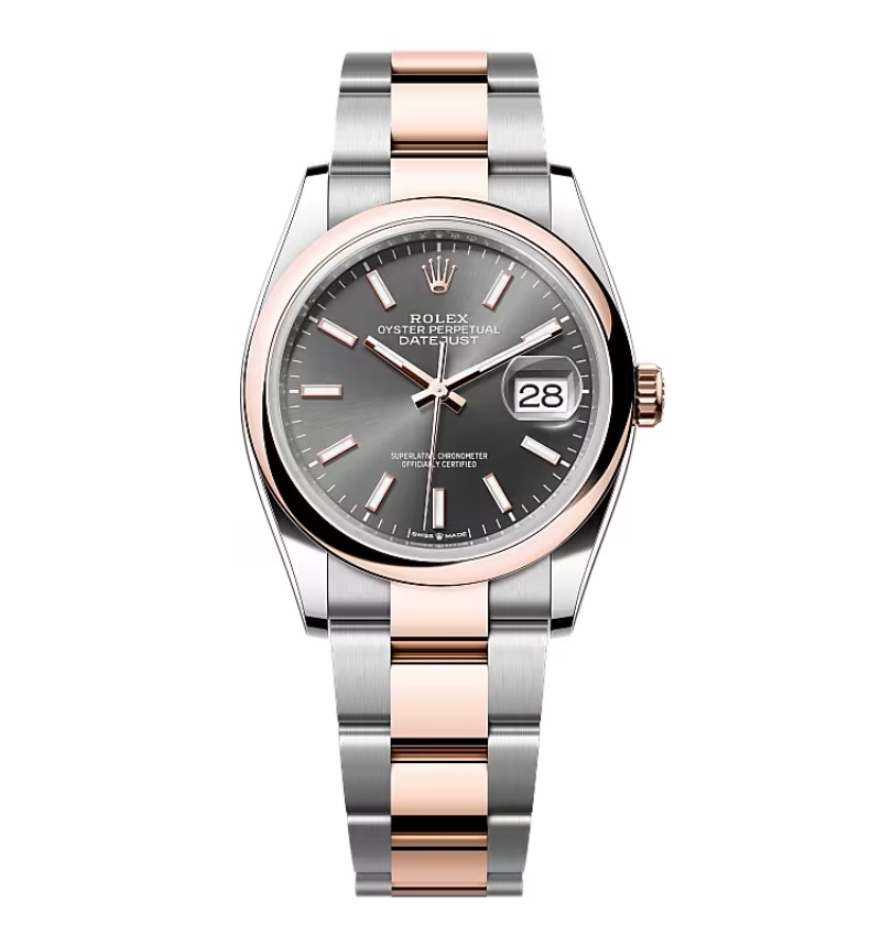 Super Clone Rolex Datejust Dark Rhodium Dial 126201-0014 36 mm – Swiss SuperClone