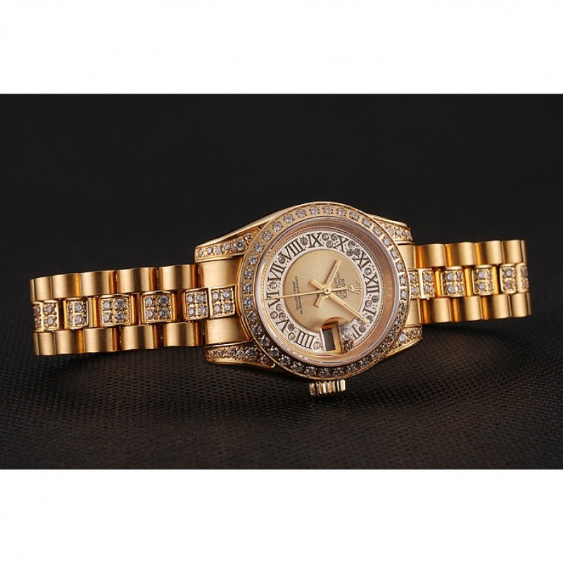 Super Clone Rolex Datejust Gold Dial 1453953 21 mm – Swiss SuperClone