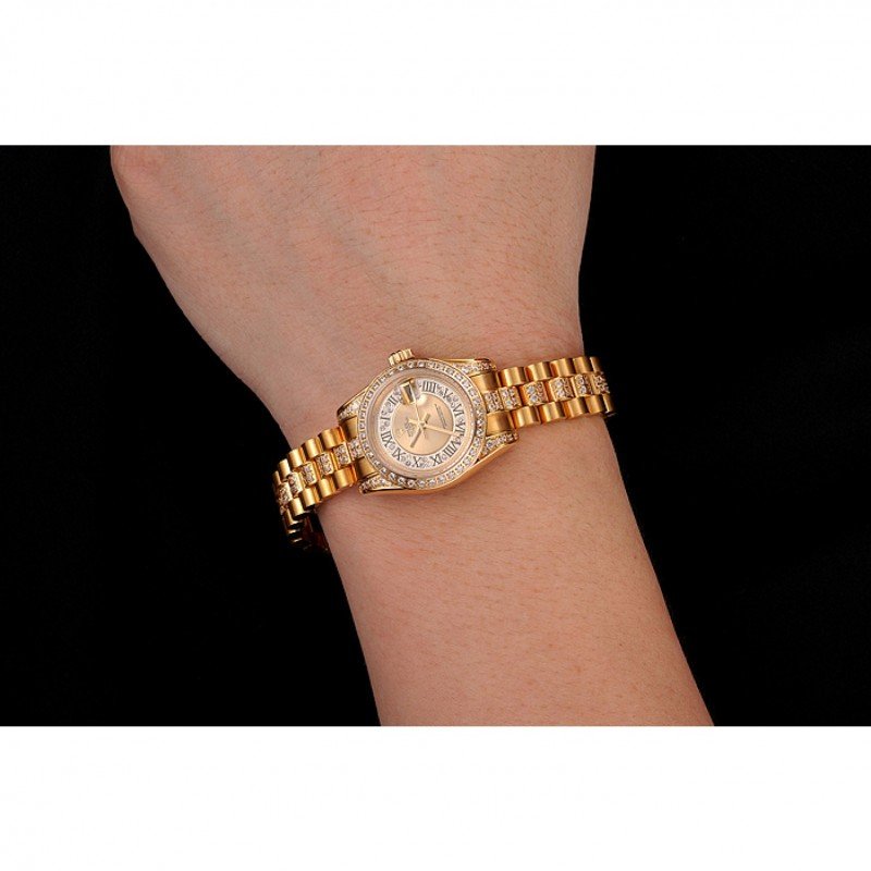 Super Clone Rolex Datejust Gold Dial 1453953 21 mm – Swiss SuperClone