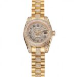 Super Clone Rolex Datejust Gold Dial 1453955 21 mm – Swiss SuperClone