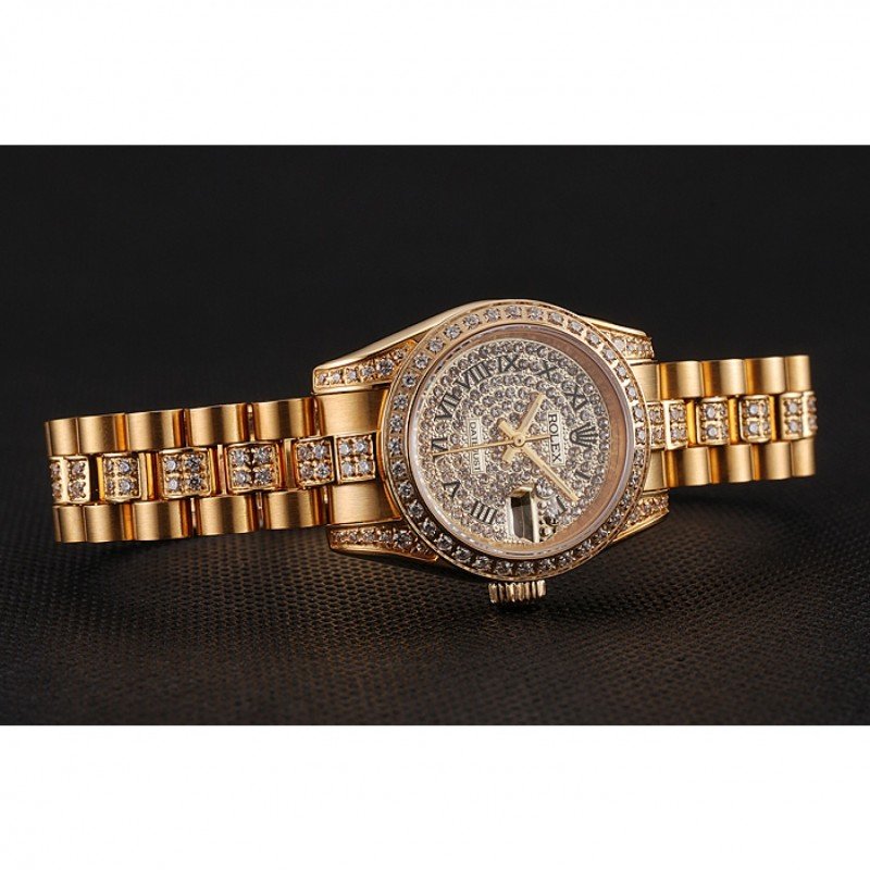 Super Clone Rolex Datejust Gold Dial 1453955 21 mm – Swiss SuperClone
