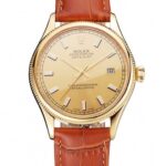 Super Clone Rolex Datejust Gold Dial REP016818 38 mm – Swiss SuperClone