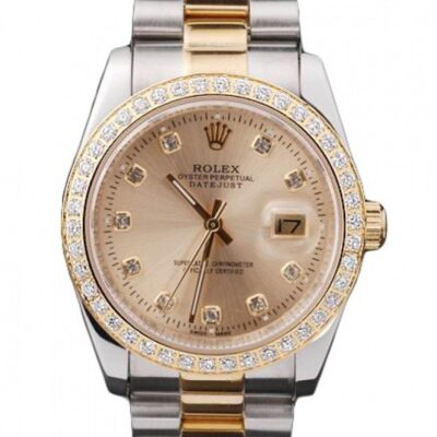 Super Clone Rolex Datejust Gold Dial SRL40 36 mm