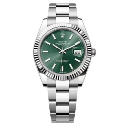 Super Clone Rolex Datejust Mint Green Dial 126334-0027 41 mm